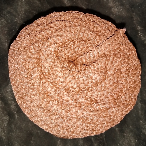 Macrame Yarn Vintage Brown Elefant Cord 100% Textured Herculon 100 yds skein 6mm - Picture 6 of 12